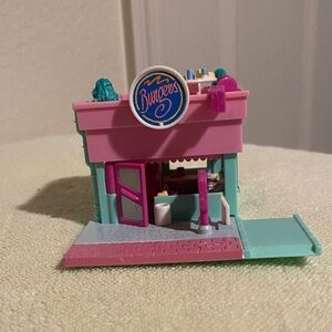 Polly Pockets Bluebird Toys 1994 Vintage  DriveThru Burger Stand